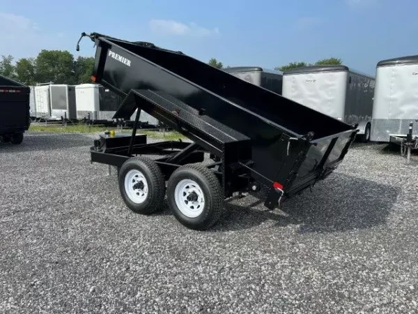 Premier 6 x 10 Low Profile Dump Trailer Ladder Ramps - Image 4