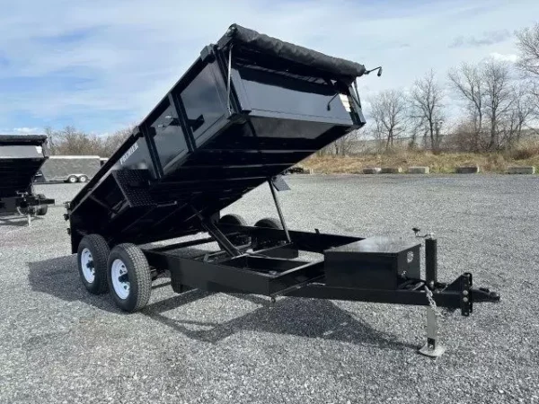 Premier 6 x 12 Low Profile Dump Trailer Ladder Ramps