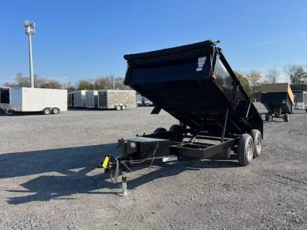 Premier 7 x 12 Low Profile Dump Trailer Combo Gate and Ramps - Image 2