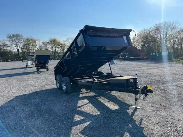 Premier 7 x 12 Low Profile Dump Trailer Combo Gate and Ramps