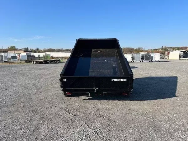 Premier 7 x 12 Low Profile Dump Trailer Combo Gate and Ramps - Image 5