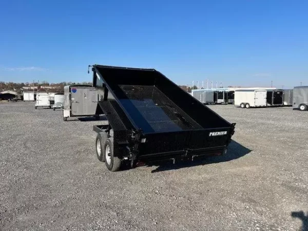 Premier 7 x 12 Low Profile Dump Trailer Combo Gate and Ramps - Image 6