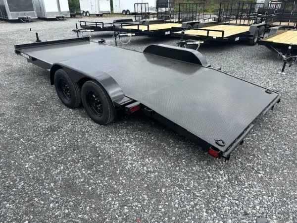 Premier 7 x 18 Open Car Trailer Steel Deck - Image 5