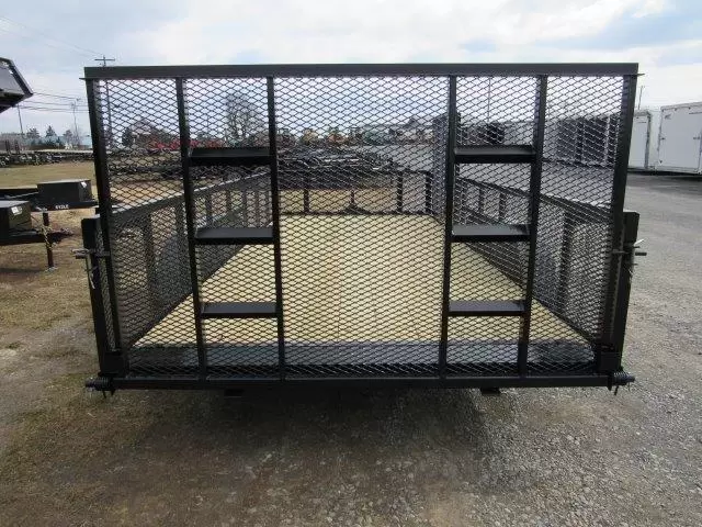 Premier-7x16-Landscape-Utility-Trailer-Mesh-Sides-ATV-Gate-1-1.webp Premier 7 x 16 Landscape Utility Trailer – Mesh Sides & ATV Ramp - Image 2