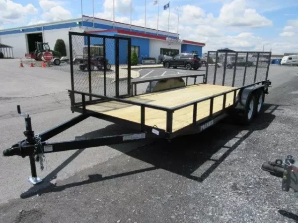 Premier 7 x 18 Landscape Utility Trailer – Side ATV Gate - Image 4
