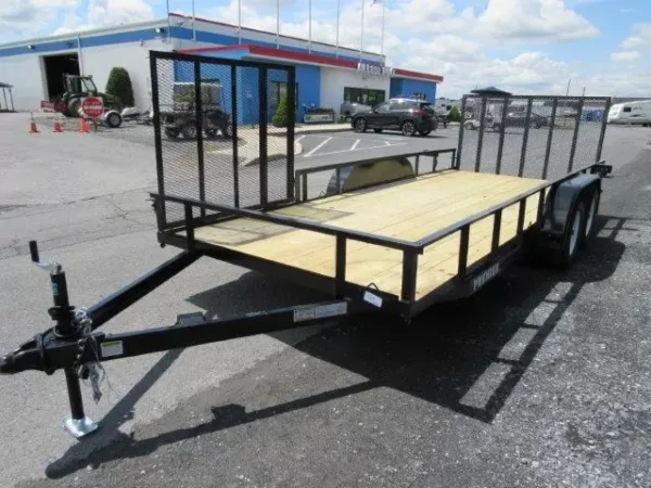 Premier 7 x 18 Landscape Utility Trailer – Side ATV Gate - Image 5