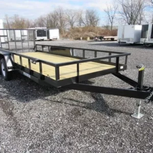 Premier 7 x 24 Landscape Utility Trailer – Rear Ramp Gate