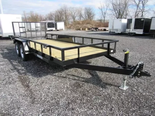 Premier 7 x 24 Landscape Utility Trailer – Rear Ramp Gate