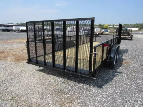 Premier 7 x 18 Landscape Utility Trailer – Mesh Sides & ATV Gate - Image 4