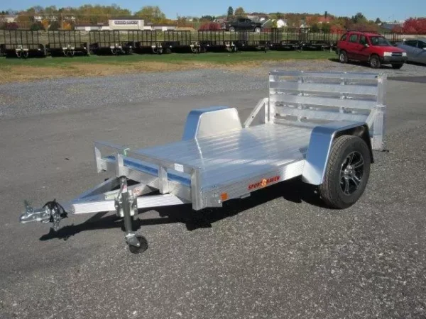 Sport Haven 7×12 Aluminum Utility Trailer – Open Sides