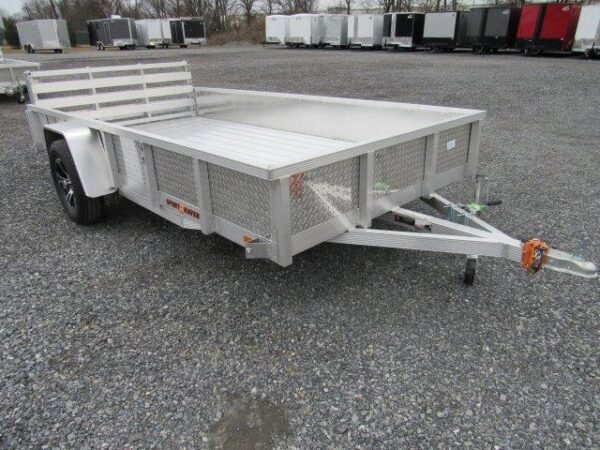 Sport Haven 6×12 Aluminum Utility Trailer – Aluminum Deck