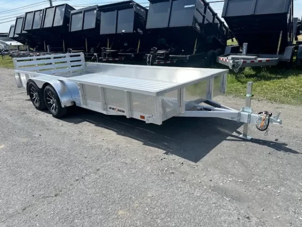 Sport Haven 7×16 Aluminum Utility Trailer – Deluxe Package