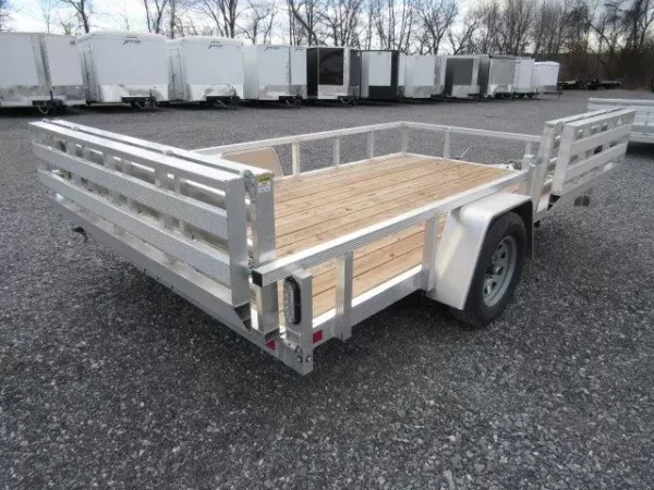 Sport Haven 7×12 Aluminum Utility Trailer – Side ATV Gate - Image 3