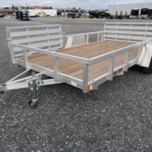 Sport Haven 7×12 Aluminum Utility Trailer – Side ATV Gate