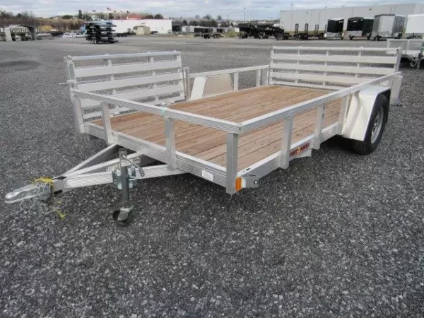Sport Haven 7×12 Aluminum Utility Trailer – Side ATV Gate