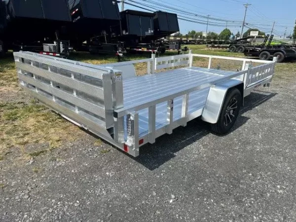 Sport Haven 7×14 Aluminum Utility Trailer – Side ATV Ramps - Image 5
