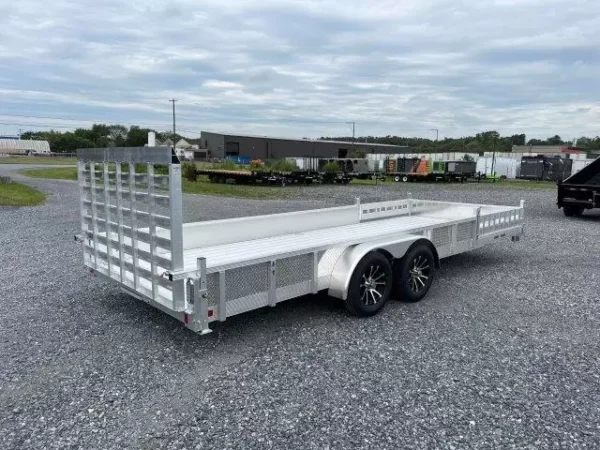 Sport Haven 7×20 Aluminum Utility Trailer ATV Ramps - Image 4