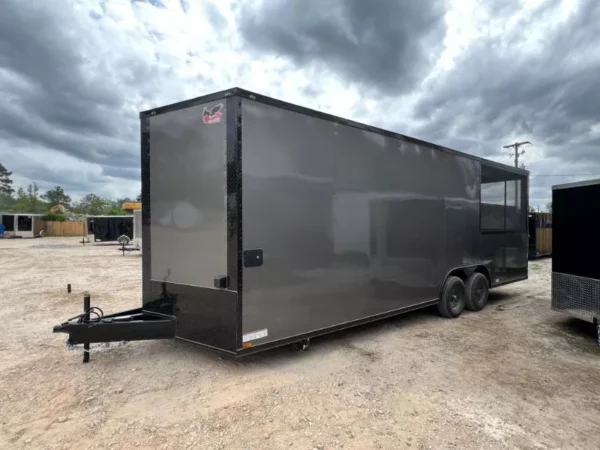 Tatinium Screened in Porch Trailer 8.5x24TA