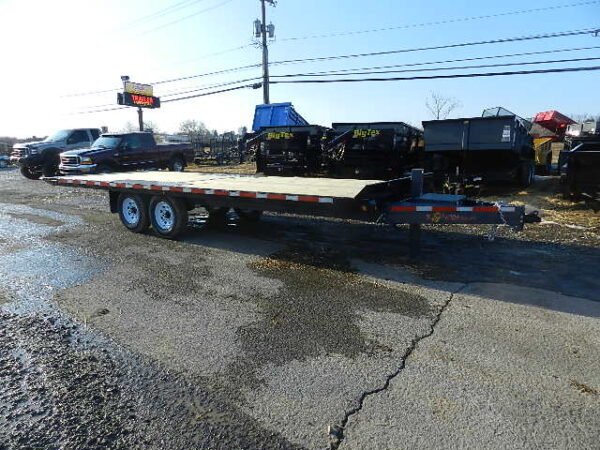 BWise 8 x 22 Deckover Equipment Trailer Power Tilt - Image 2