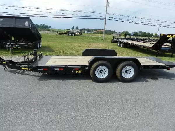 Big Tex 7 x 18 Full Tilt Equipment Trailer Removable Fenders - Image 2