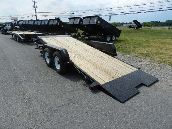 Big Tex 7 x 18 Full Tilt Equipment Trailer Removable Fenders