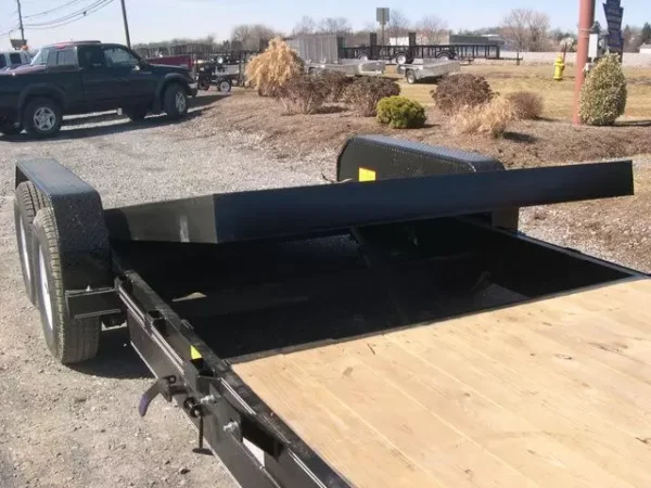 Big Tex 7 x 22 Equipment Trailer Split Tilt Deck - Image 3